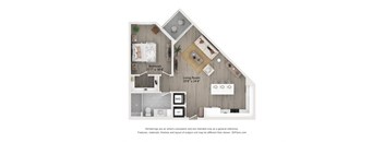 A2 1 Bedroom 1 Bathroom