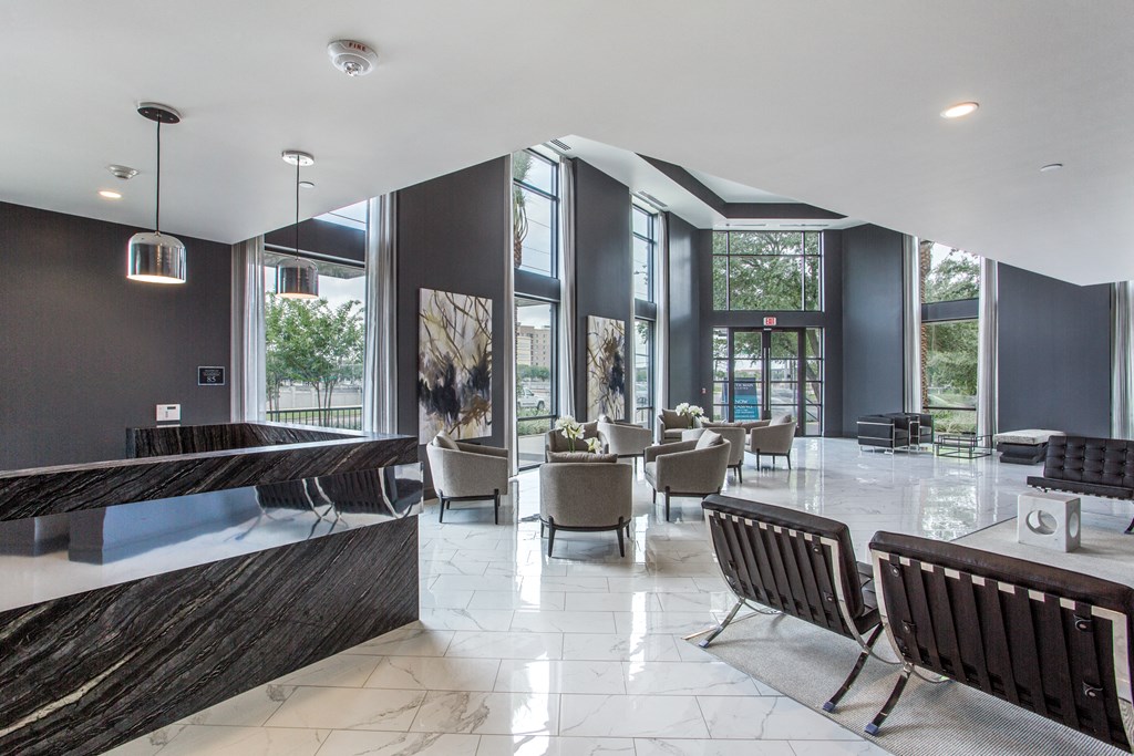 a look at the lobby at 353 sacramento street