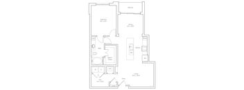 a floor plan of a small apartment