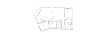 the floor plan of the apartment