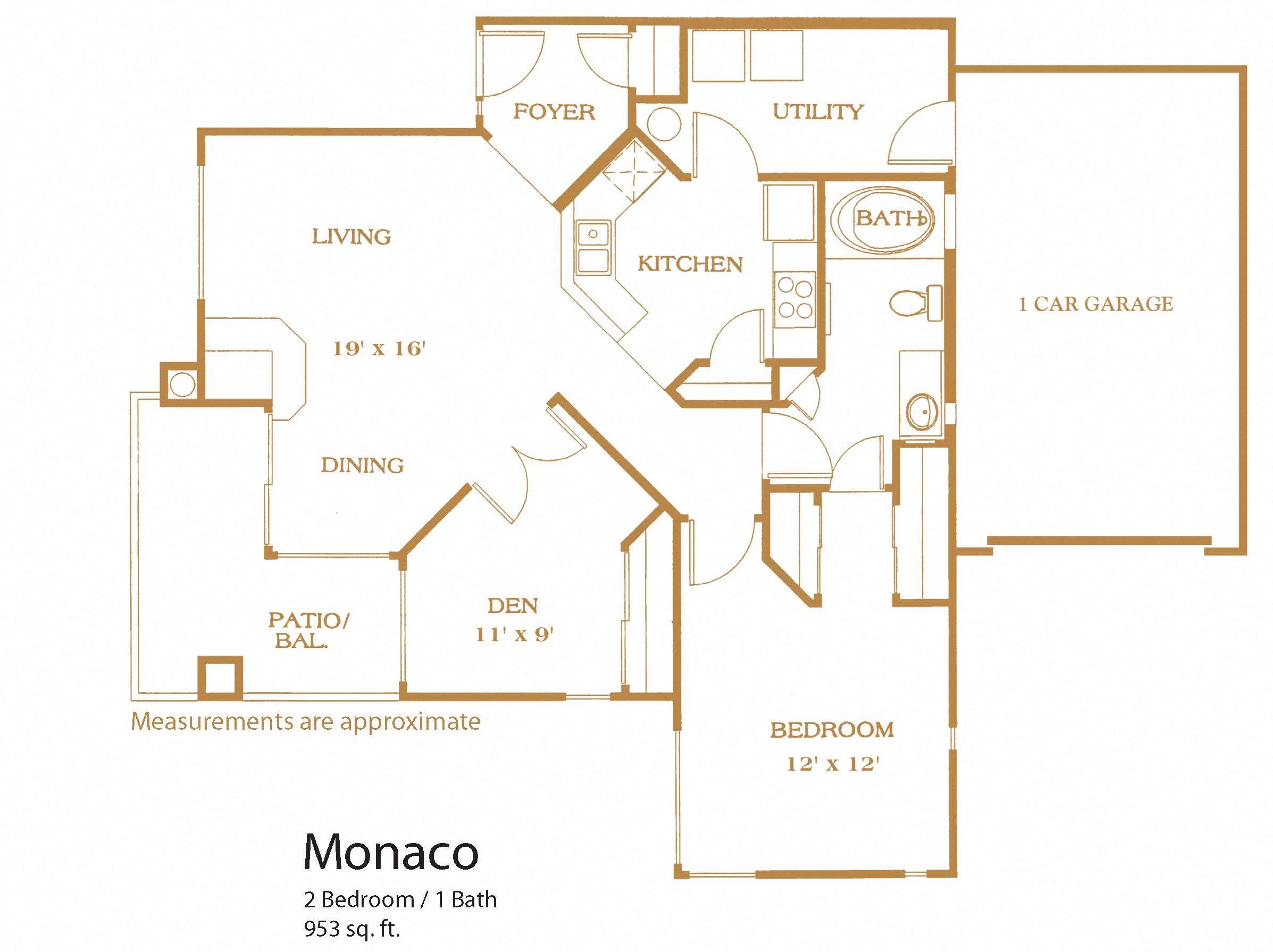 Floor Plans of Signature Place in Tempe, AZ