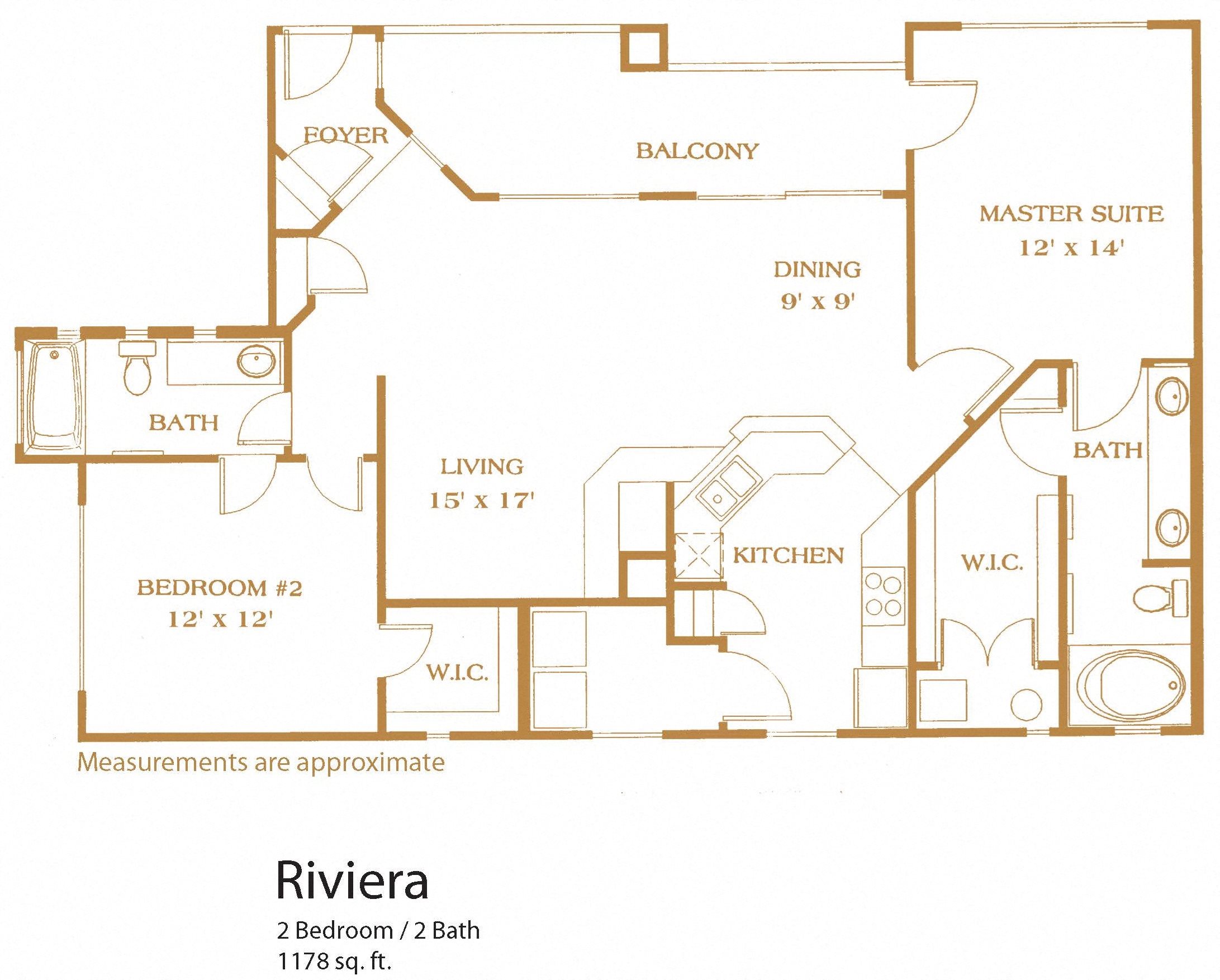 Floor Plans of Signature Place in Tempe, AZ