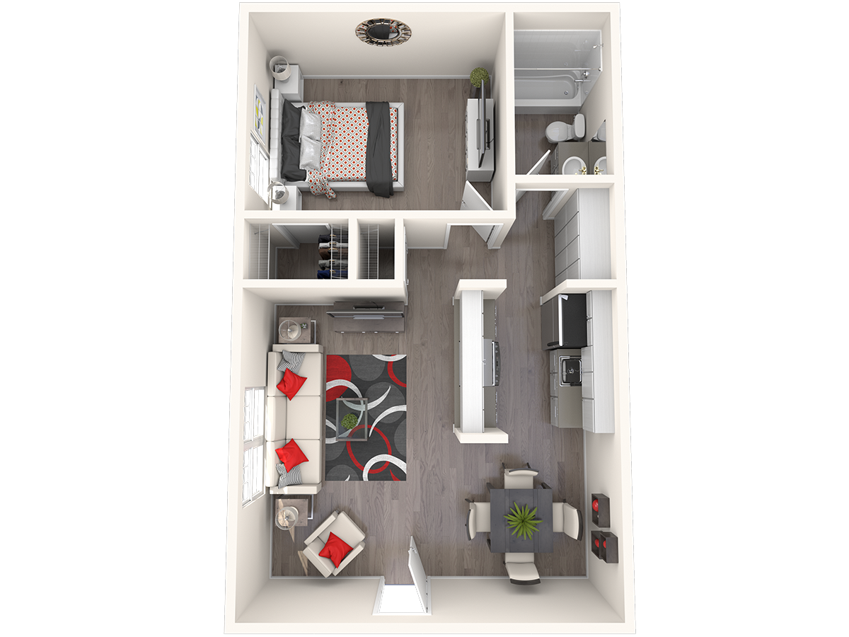 TwentyOne 41 one bedroom