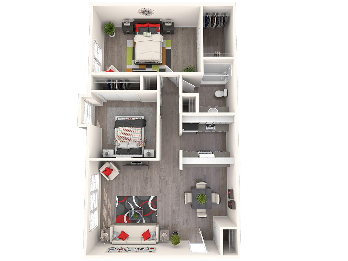 TwentyOne 41 two bedroom
