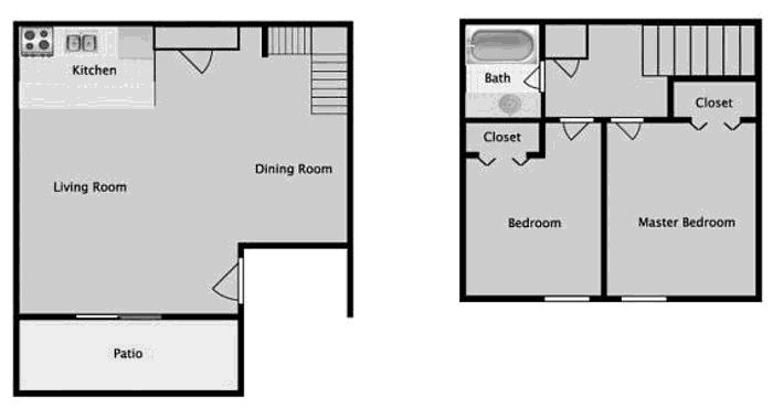 2 BED 1 BATH