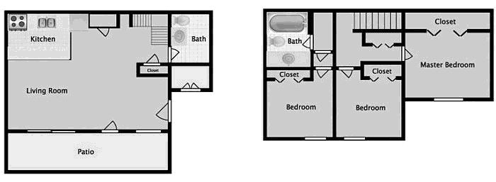 3 BED 1.5 BATH