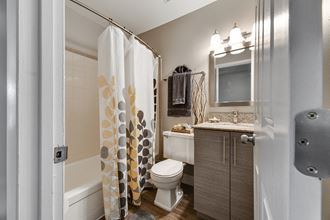 Designer Granite Countertops In All Bathrooms at Heritage Hill Estates Apartments, Ohio, 45227 - Photo Gallery 5