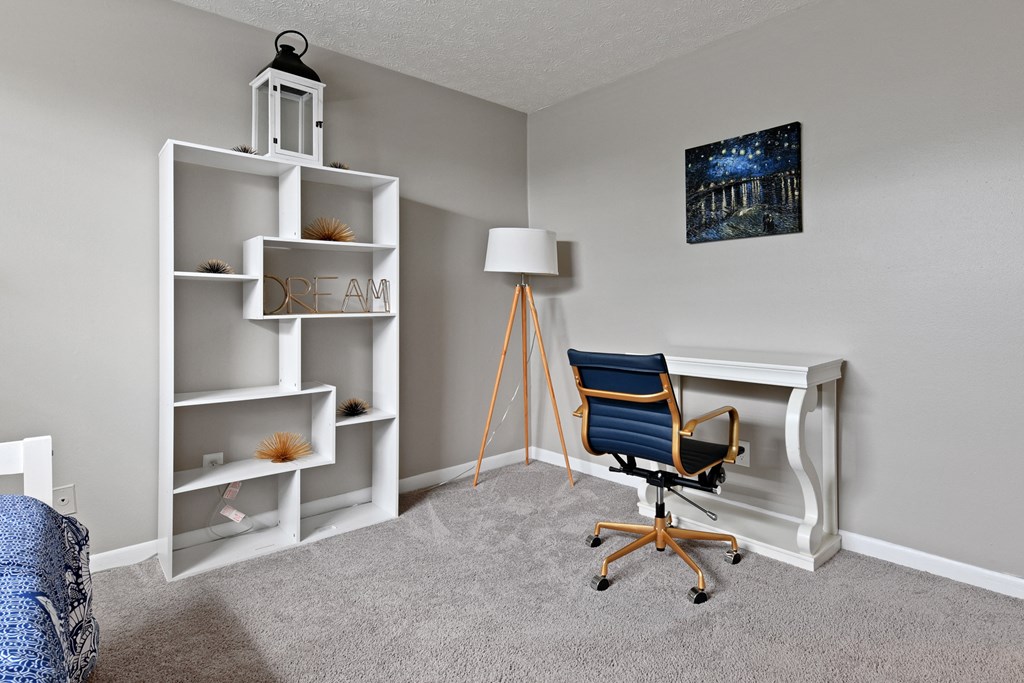 2nd bedroom, perfect for home office, work from home at Heritage Hill Estates Apartments, Cincinnati, Ohio 45227