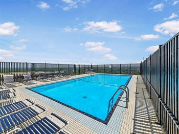Lounging by the Pool at CityView on Meridian, Indianapolis, 46208