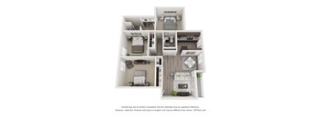 Maple Floorplan at Lexington Square, Kentucky, 40502