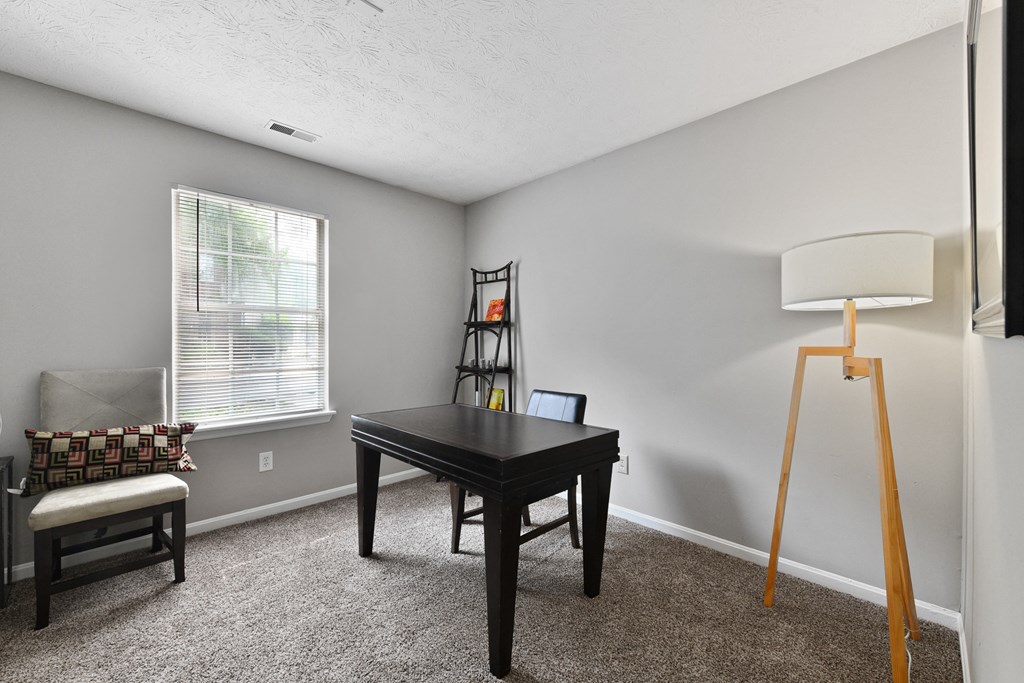 Second Bedroom with Space for In Home Office, Perfect for Working from Home at Patchen Oaks Apartments, Lexington, Kentucky 40517