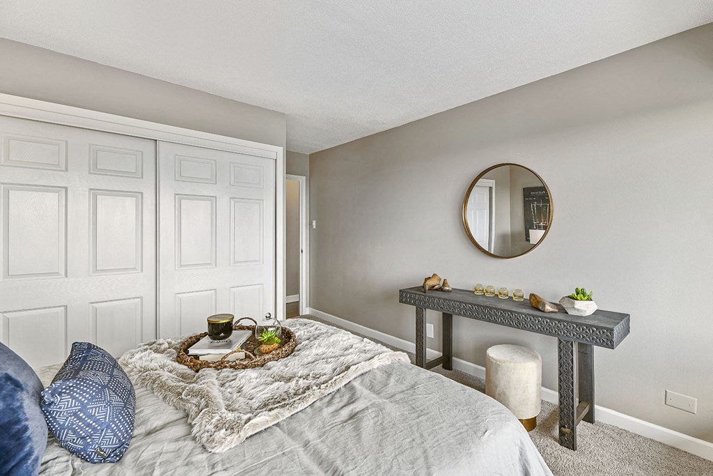 Bedroom with Large Closet at CityView on Meridian, Indiana,46208