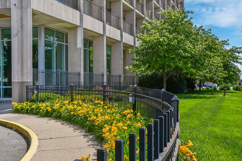 Manicured Garden Area at CityView on Meridian, Indiana, 46208