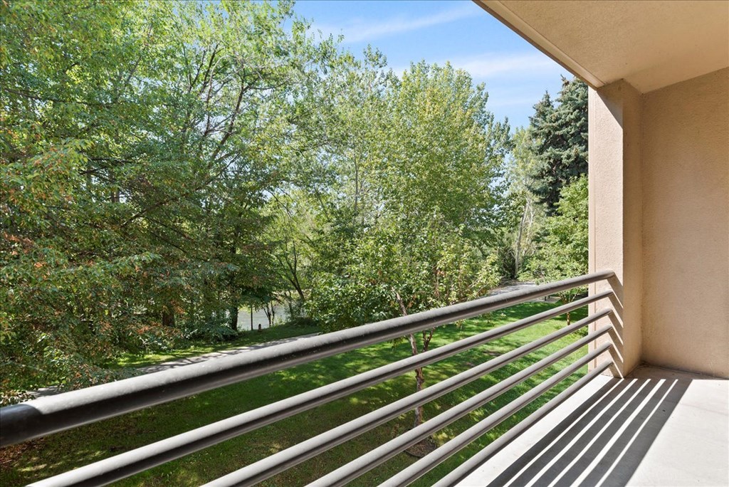 Balcony area at River Walk Apartments, Idaho