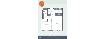 a floor plan of a bedroom apartment