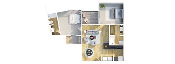 A series of images showing different rooms of a house.