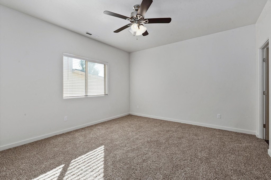 Carpeted Bedroom at Verraso Village Townhomes, Meridian, Idaho