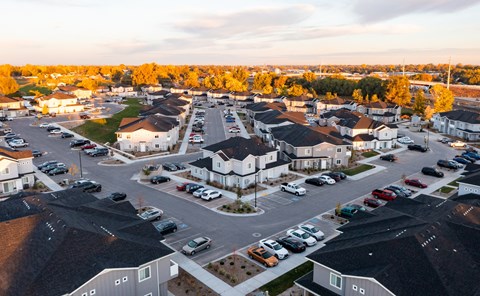 Road view at Southside Townhomes, Idaho