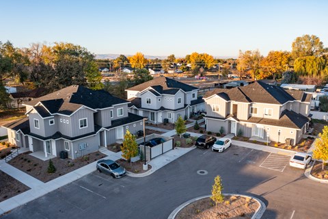 Aerial View Of Property at Southside Townhomes, Nampa, ID, 83686