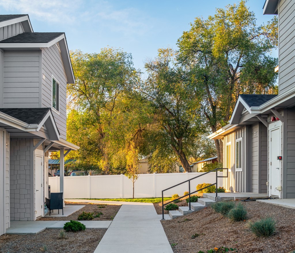 Outside view at Southside Townhomes, Nampa, ID