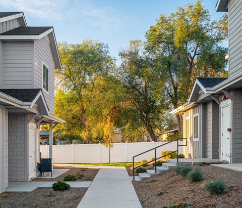 Outside view at Southside Townhomes, Nampa, ID