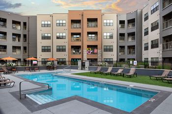 Pool at Avenue C Apartments, Billings, 59102