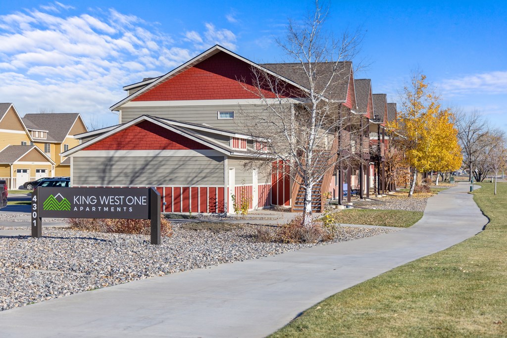 King West One Apartments is a residential complex with multiple buildings.