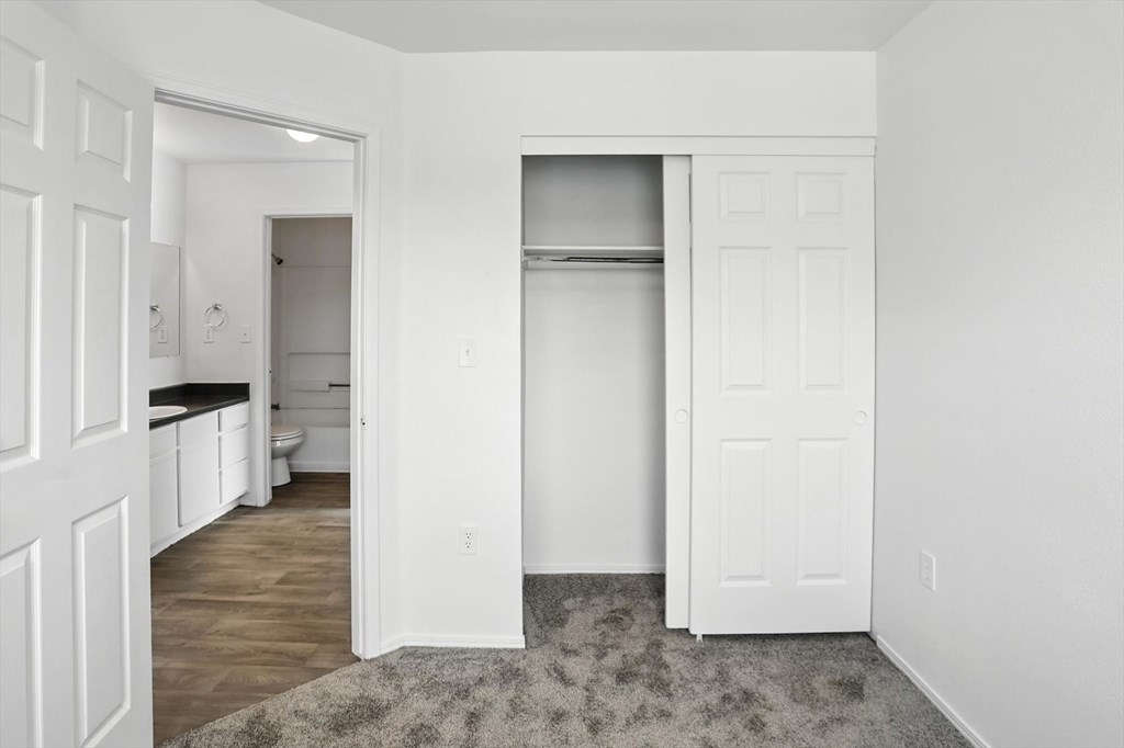 Closet View at Oakstone Apartments, Clearfield