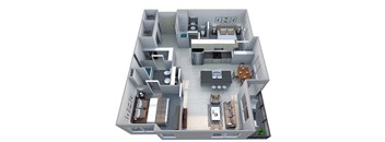 2 bed 2 bath at Cycle Apartments, Fort Collins, CO