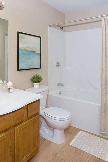 Bathroom With Bathtub Bathroom With Bathtub at King West One Apartments in Billings, MT, 59106 - Photo Gallery 4