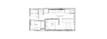 a floor plan of a studio