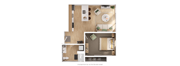 Hearth On Broad 1 bedroom apartment boise