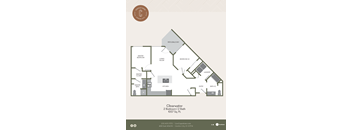2 Bed 2 Bath 1057 SF Floor Plan at Copestone, Idaho, 83714