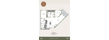 2 Bed 2 Bath 1043 SF Floor Plan at Copestone, ID 83714