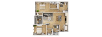 a floor plan of a house