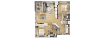 a floor plan of a house