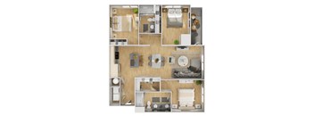 a floor plan of a house