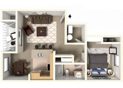 415 Sunset Court 1-3 Beds Apartment, Affordable for Rent - Photo Gallery 4