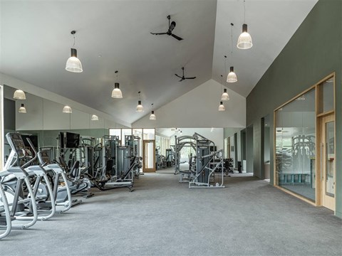 Fitness Center With Modern Equipment at The Clara, Idaho, 83616
