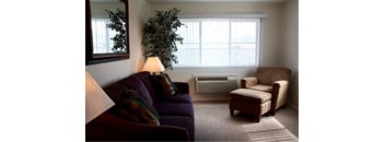 Couch chair and window at Great Northern, Missoula Montana