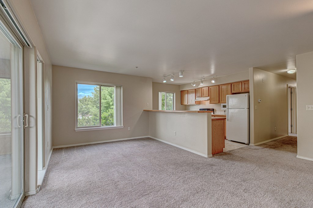 Living room  at River Walk Apartments, Boise, ID, 83702