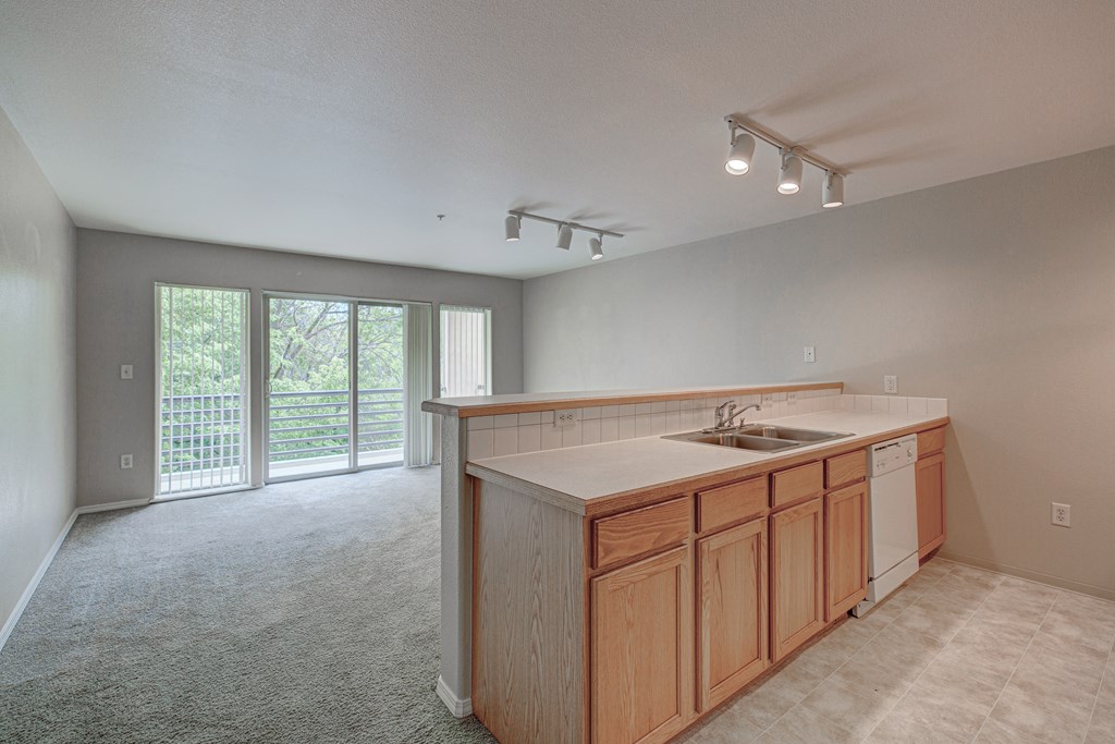 Kitchen at River Walk Apartments, Boise, ID