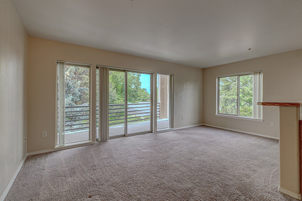 Living area at River Walk Apartments, Boise, ID