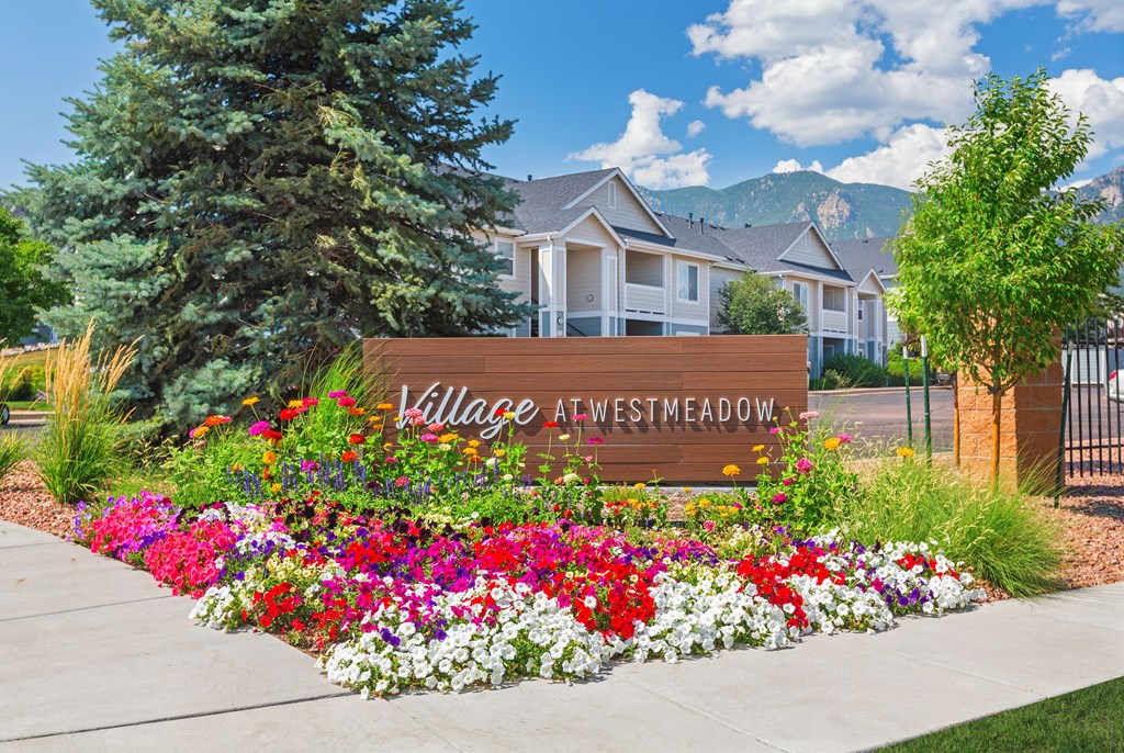 Property Signage at The Village at Westmeadow, Colorado Springs