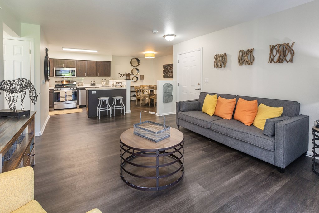Living And Kitchen at The Village at Westmeadow, Colorado