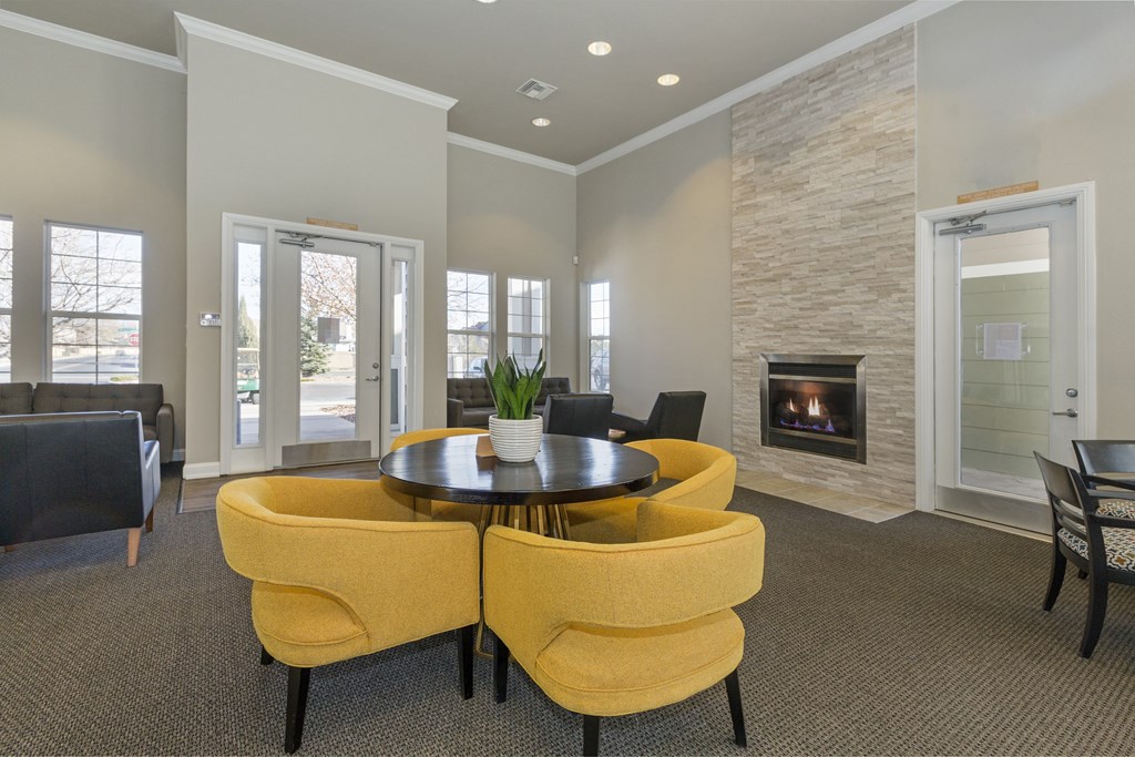 Fireplace Lounge at The Village at Westmeadow, Colorado Springs, Colorado