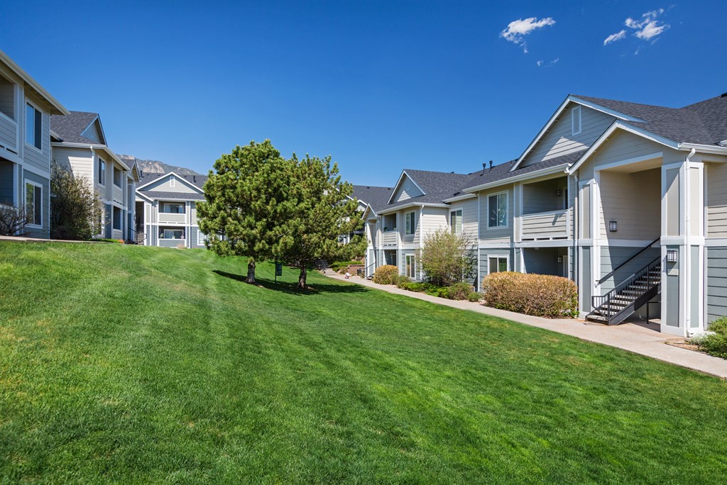 Lush Green Landscape at The Village at Westmeadow, Colorado Springs, CO, 80906