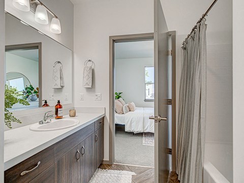 Luxurious Bathroom at Jasper Apartments, Meridian