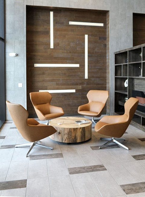 Social Niches at Avenue C Apartments, Billings