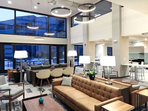 Large Community Clubhouse at Avenue C Apartments, Billings